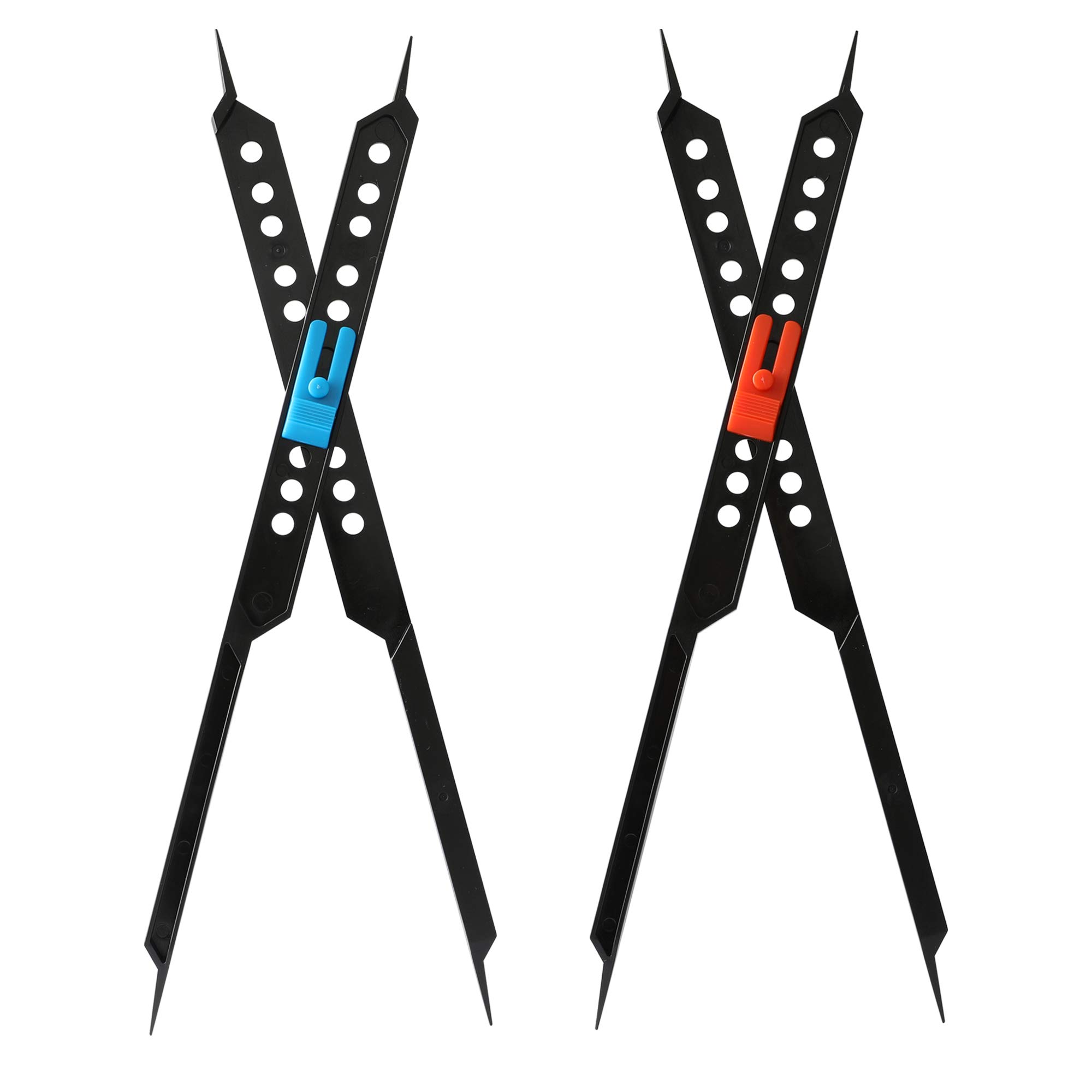 Trobing 2 Pack Proportional Divider Drawing Tool, Accurate 10 inches Proportional Scale Divider for Artists, Drawing Supplies Adjustable Caliper and Subject - Blue & Green