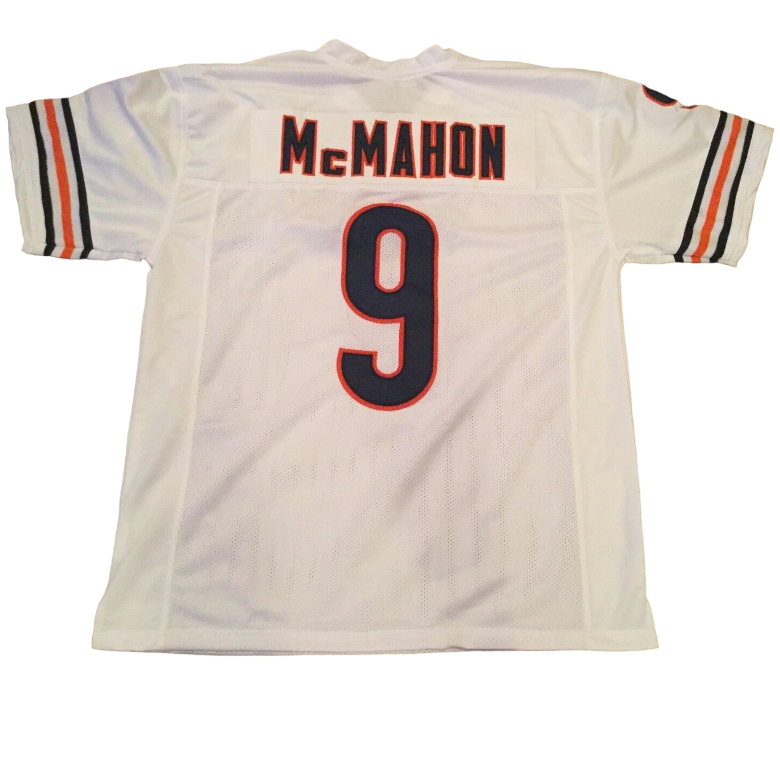 Jim McMahon Custom Jersey Stitched White Football New No Brand/Logos (US, Alpha, Large, Regular, Regular, White)