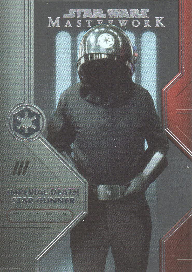 2020 Topps SW Masterwork Troopers of Galactic Empire Rainbow Foil Trading Card #TE8 Imperial Death Star Gunner