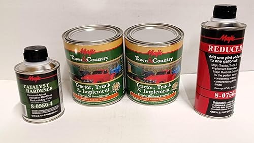 Cannot Ship to CA. 2 Quart Paint Kit for Kubota Tractor with Hardener and Reducer Orange