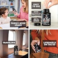 Vista 7 de Dragon's Miracle Suplemento natural de apoyo inmunológico con monolaurina, 2 botellas, 10 en 1 vegano y sin gluten, suplemento a base de plantas