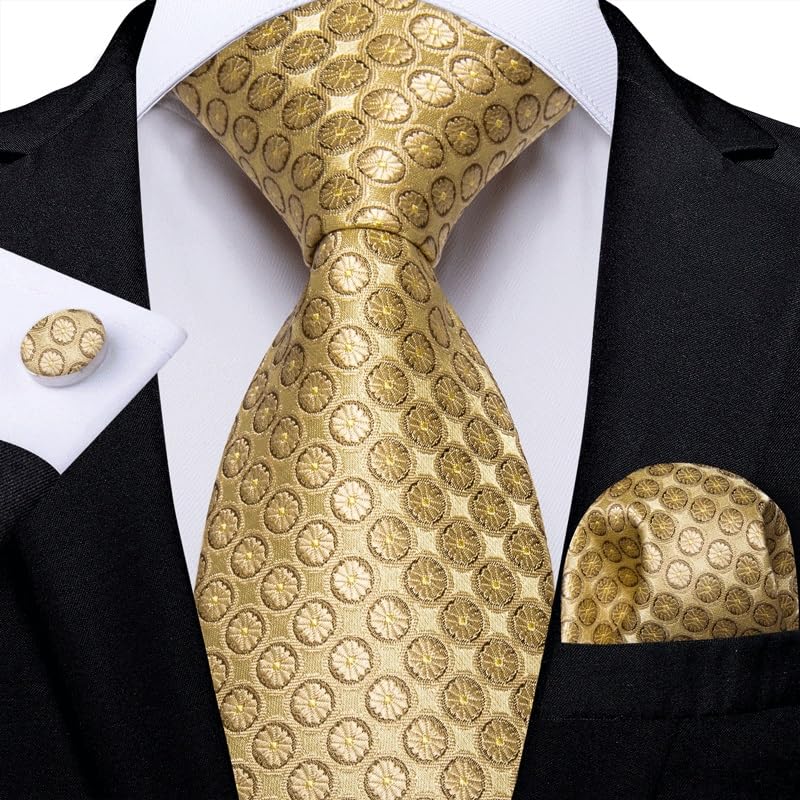 Set de corbata de negocios de seda para hombre miniatura 2