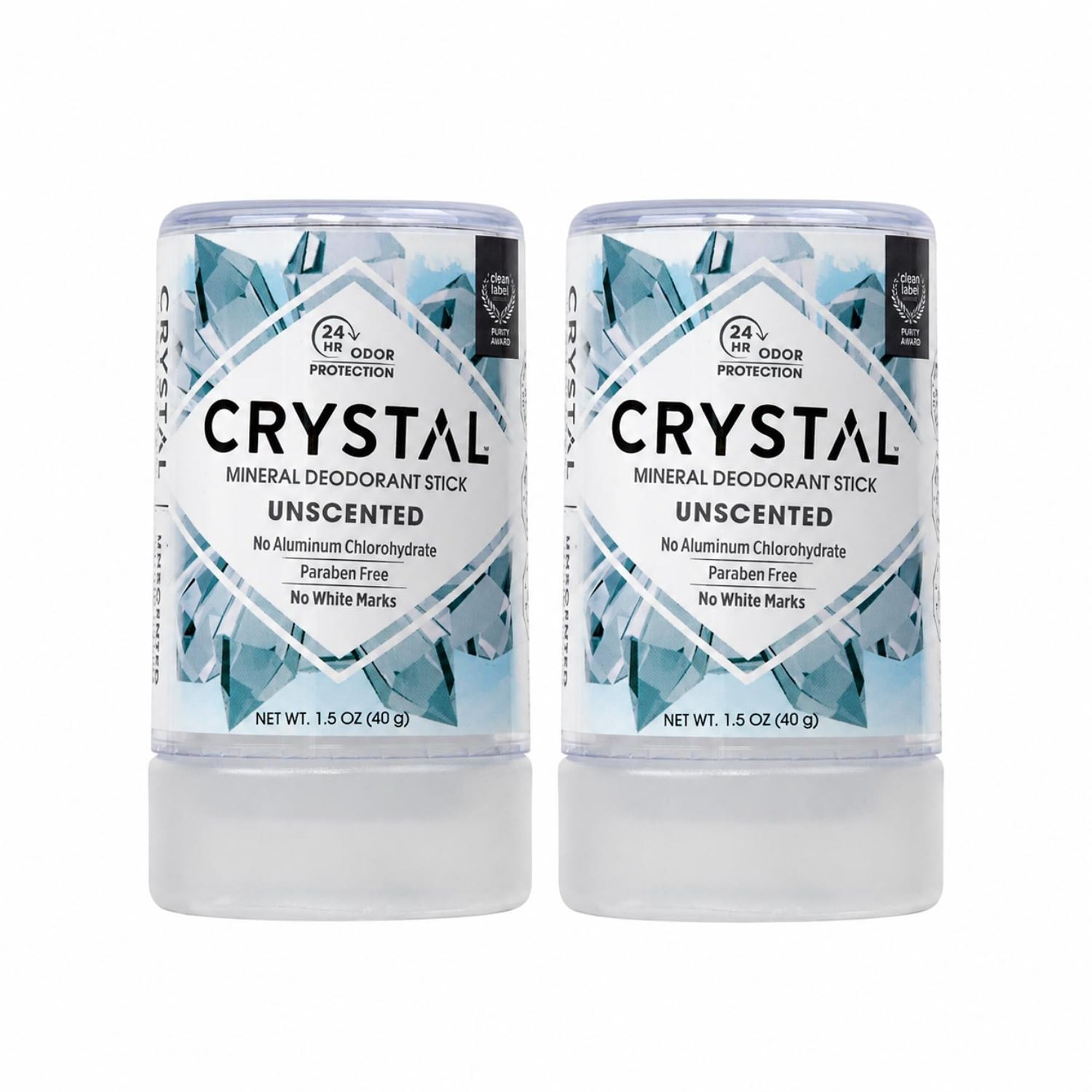 Crystal Body Deodorant Travel Stick-1.5 oz, 2 pk by Crystal