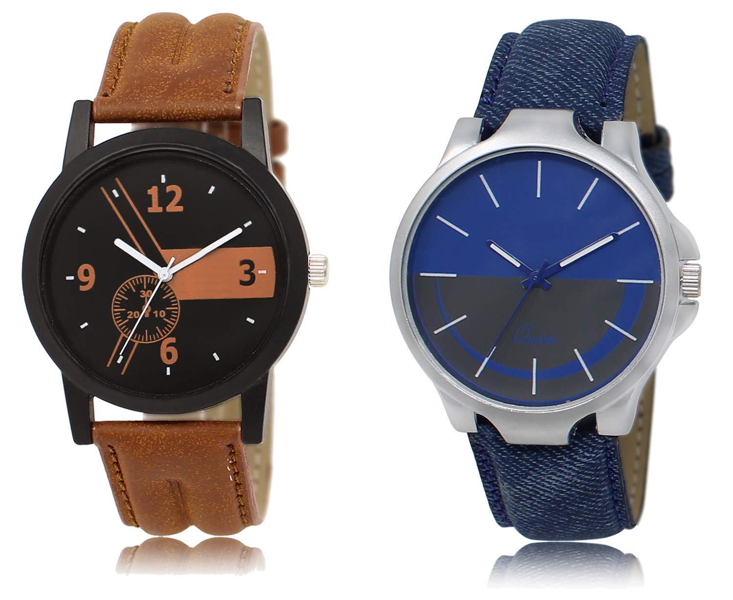 Acnos® Premium Slim Line Round Case Dial Analog Watch Combo for Men Pack of - 2(AC01-24) (B085FPT4PV) Amazon Price History, Amazon Price Tracker