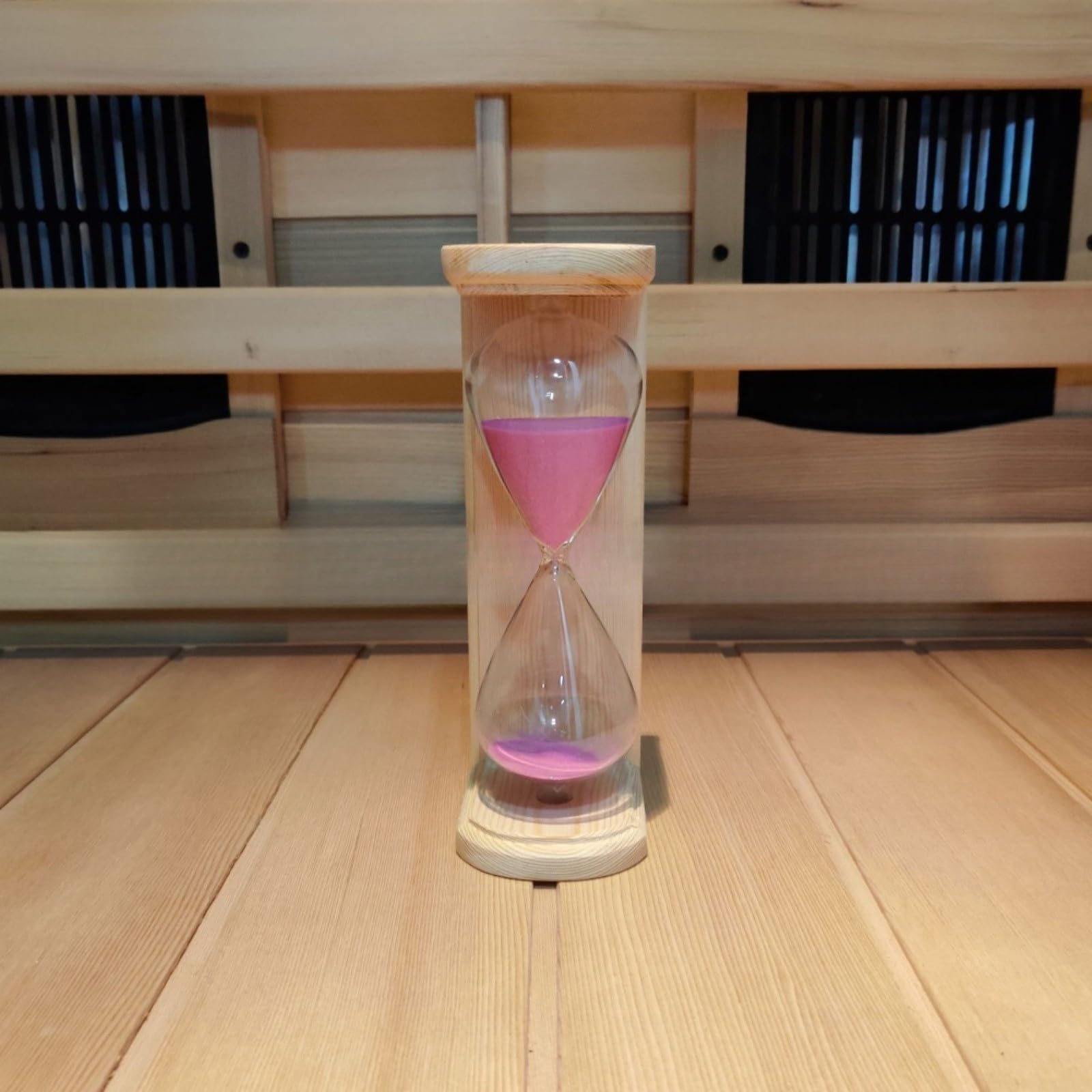 Sablier en bois de 15 minutes pour sauna ou hammam ou spa