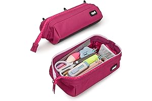 ZIPIT Lenny Large Capacity Pink Pencil Case