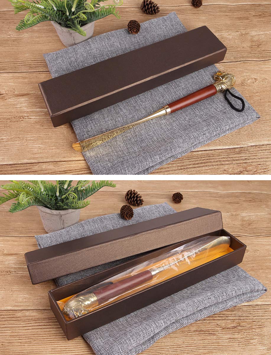 calzador, Calzador de alto grado, calzador mango largo metal y madera