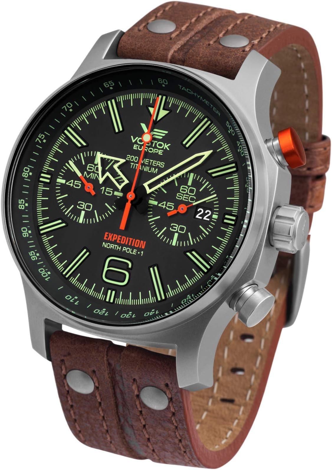 Vostok-Europe Expedition North Pole Chronograph Titanium