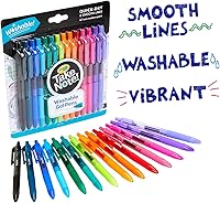 Vista 3 de Crayola Bolígrafos de gel de colores para niños y adultos, bolígrafos lavables de punta media, 14