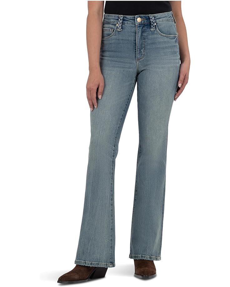 KUT from the Kloth Ana High Rise Fab Ab-baby Dn All-braid Belt Loop - Main View