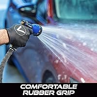 Vista 3 de VIKING Boquilla de manguera, boquilla de manguera de jardín con 8 patrones de pulverización, ajustable y resistente para lavar autos, regar plantas