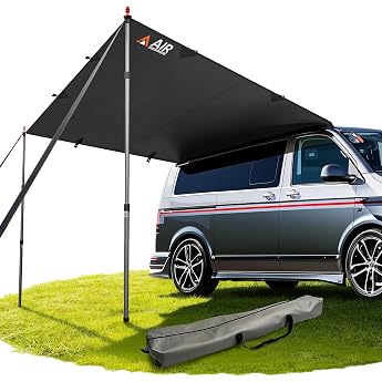 Awning with Piping, Awning Car, V-w T5 Camping, Awning Piping, Awning Car, with Piping Rail (4-6 mm), T4, T6, Waterproof, Awn