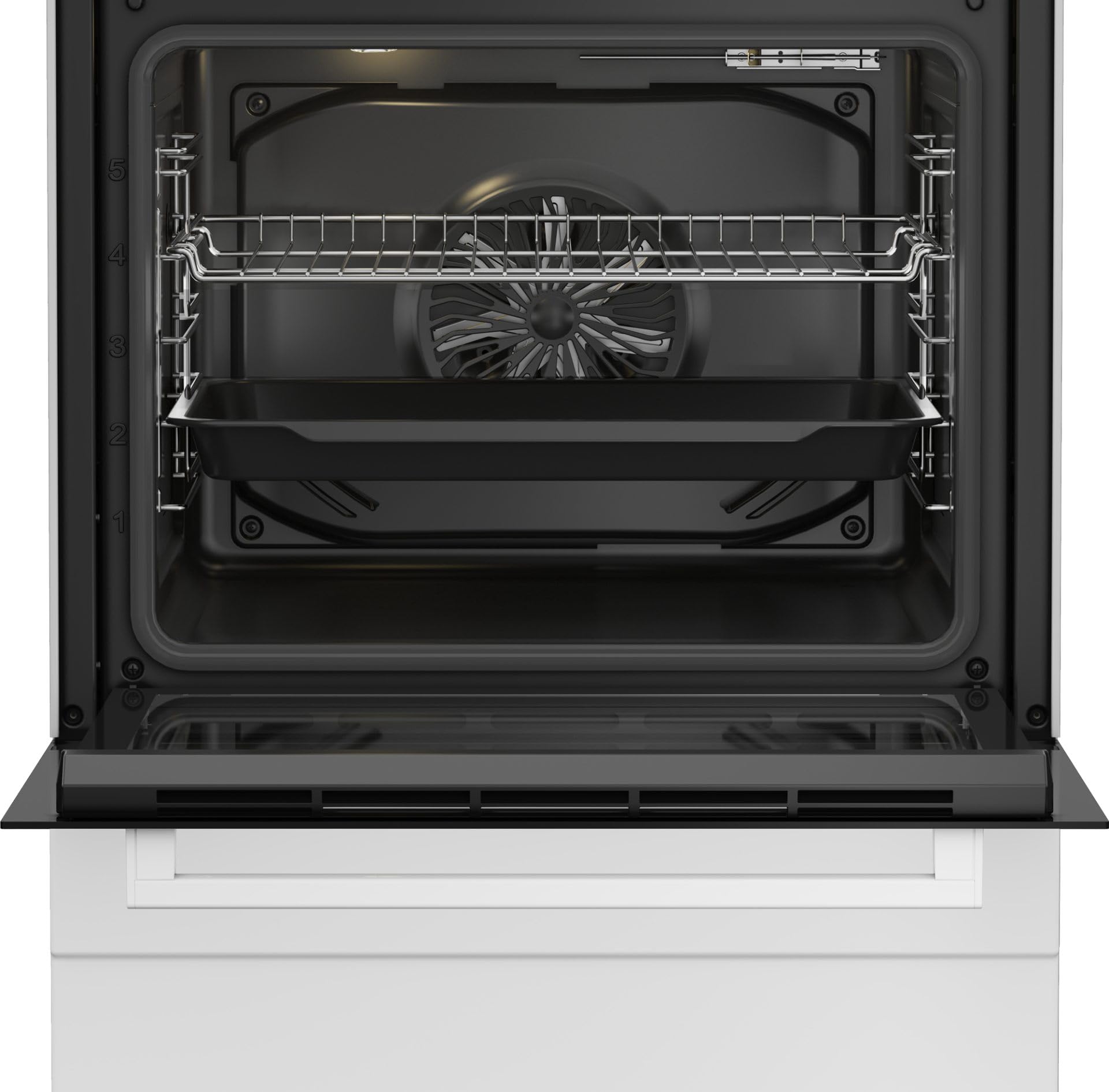 FBE62011WC - Cucina a gas con forno elettrico, 60x60 cm, Classe energetica A