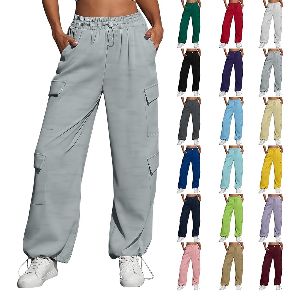 Amazon.com: Straight Leg Sweatpants for Women Baggy Cargo Amazon.com: Straight Leg Sweatpants for Women Baggy Cargo