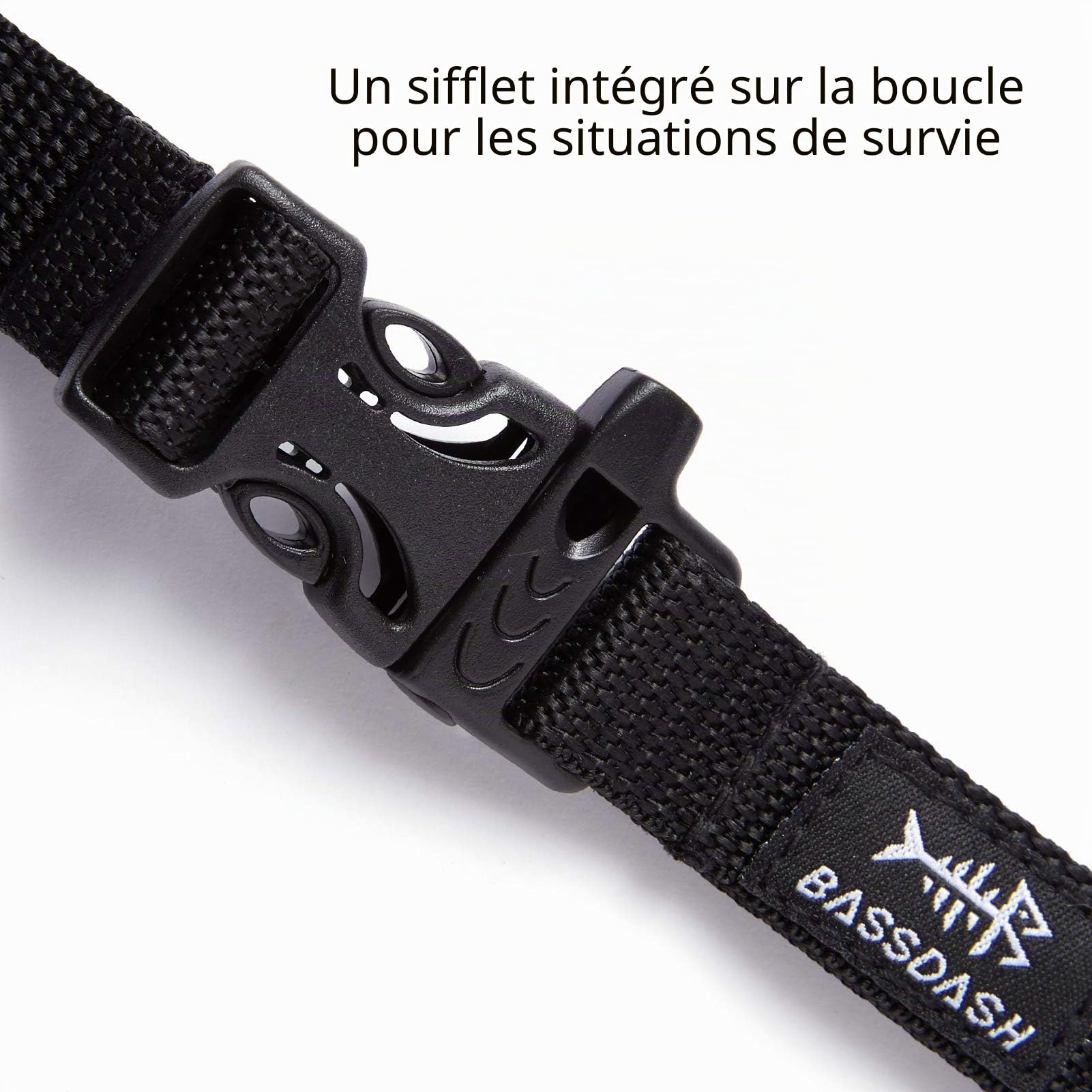 Bassdash -Les Bretelles du Sac à Dos Sangles de Sac à Dos de Rechange réglables et rembourrées pour Sac à Dos étanche - Noir, Adulte