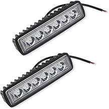 LED Hanging Fog Back Lamp Compact Work Light Outdoor Ship Number Work Light Waterproof Aluminum Case 2 Pcs Universal