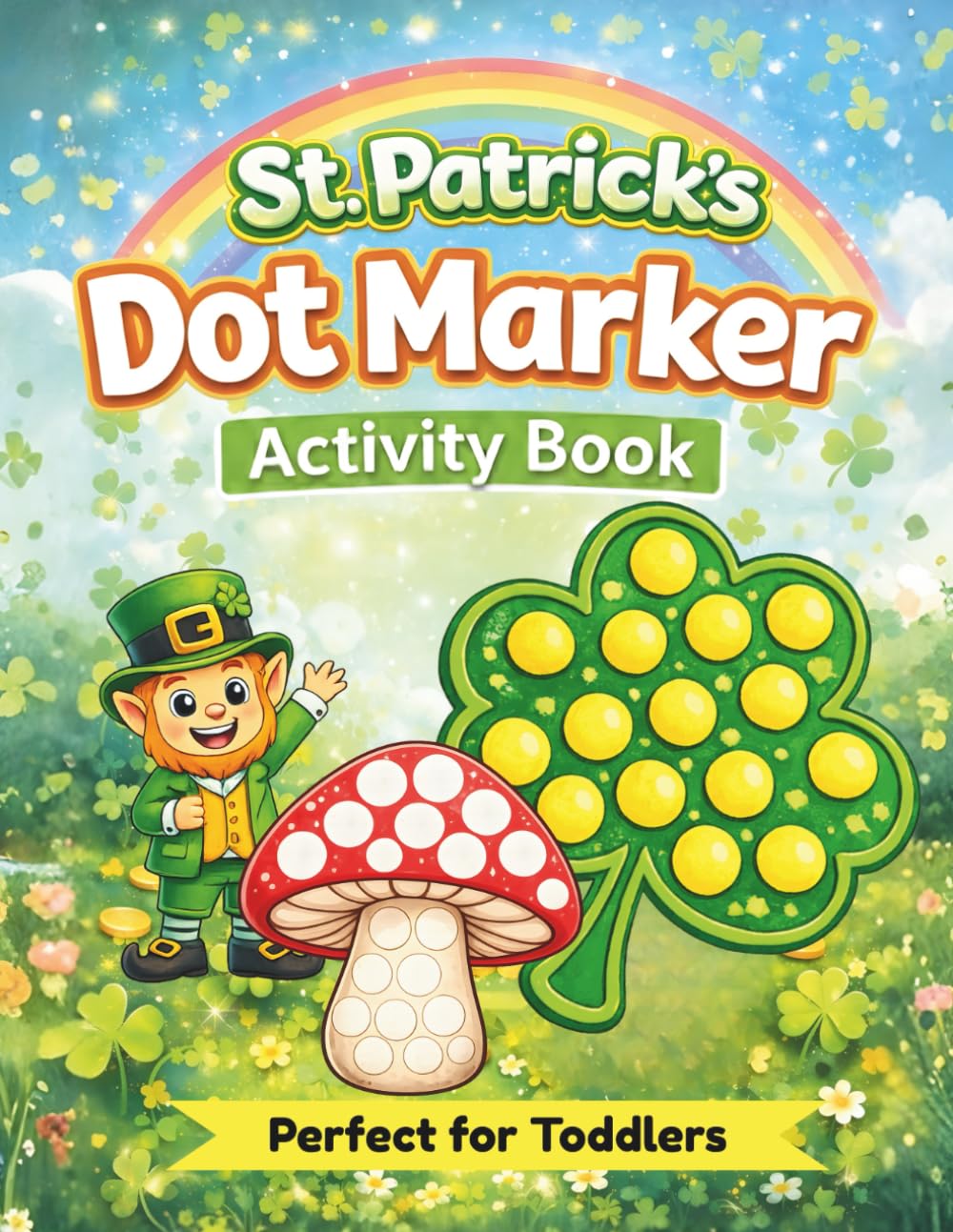St. Patrick's Dot Marker Activity Book: A Fun and Easy Coloring Book for Toddlers (Holiday Dot Marker Activity Book Series)