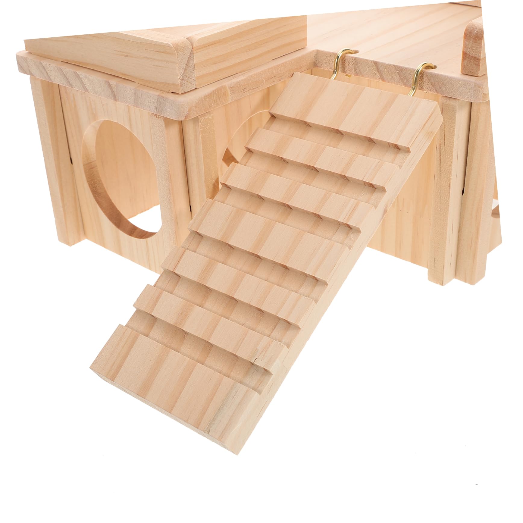 Hábitat Reptil de Madera con Escalable y Plataforma para Espacioso para Dragones Barbudos Desmontable para Limpieza Fácil para Terrarios y Recintos Reptiles