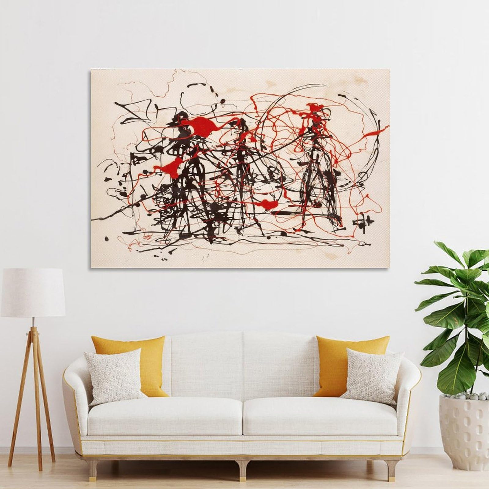 【大幅値下げ】ジャクソン・ポロック 抽象絵画ウォールアート Amazon.co.jp: ジャクソン・ポロック抽象グラフィティポスター