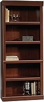 Sauder Heritage Hill 5-Shelf Bookcase, Classic Cherry Finish - Adjustable Shelves, Easy Assembly, Timeless Home Office Storage