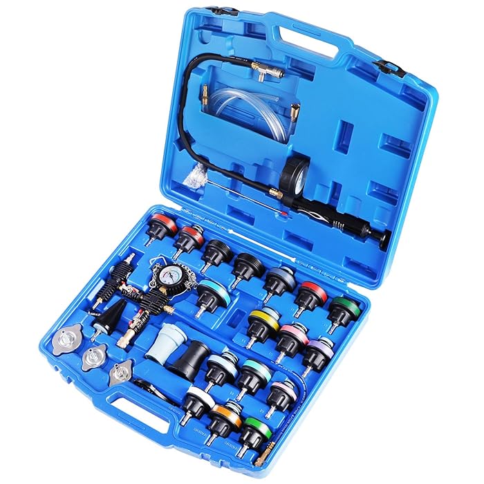 Buy JIFETOR Radiator Coolant Pressure Tester Vacuum Refill Tool Kit
