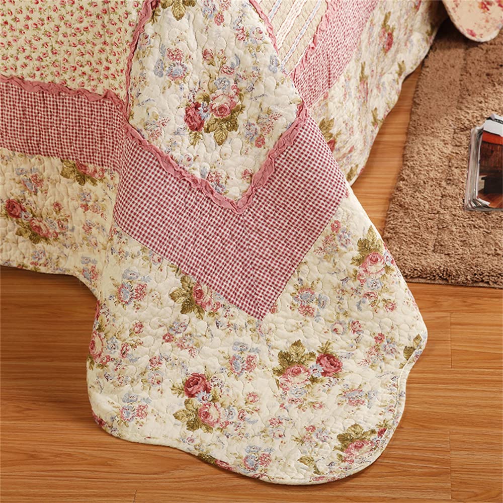 Odot Colcha Verano para Cama 230, Colcha Bouti Fina con 2 Fundas de Almohada Colcha Acolchado Ligera Suave para Colcha Cubre Cama Multiusos (230 * 250+50 * 70cm,Acolchado Azul)
