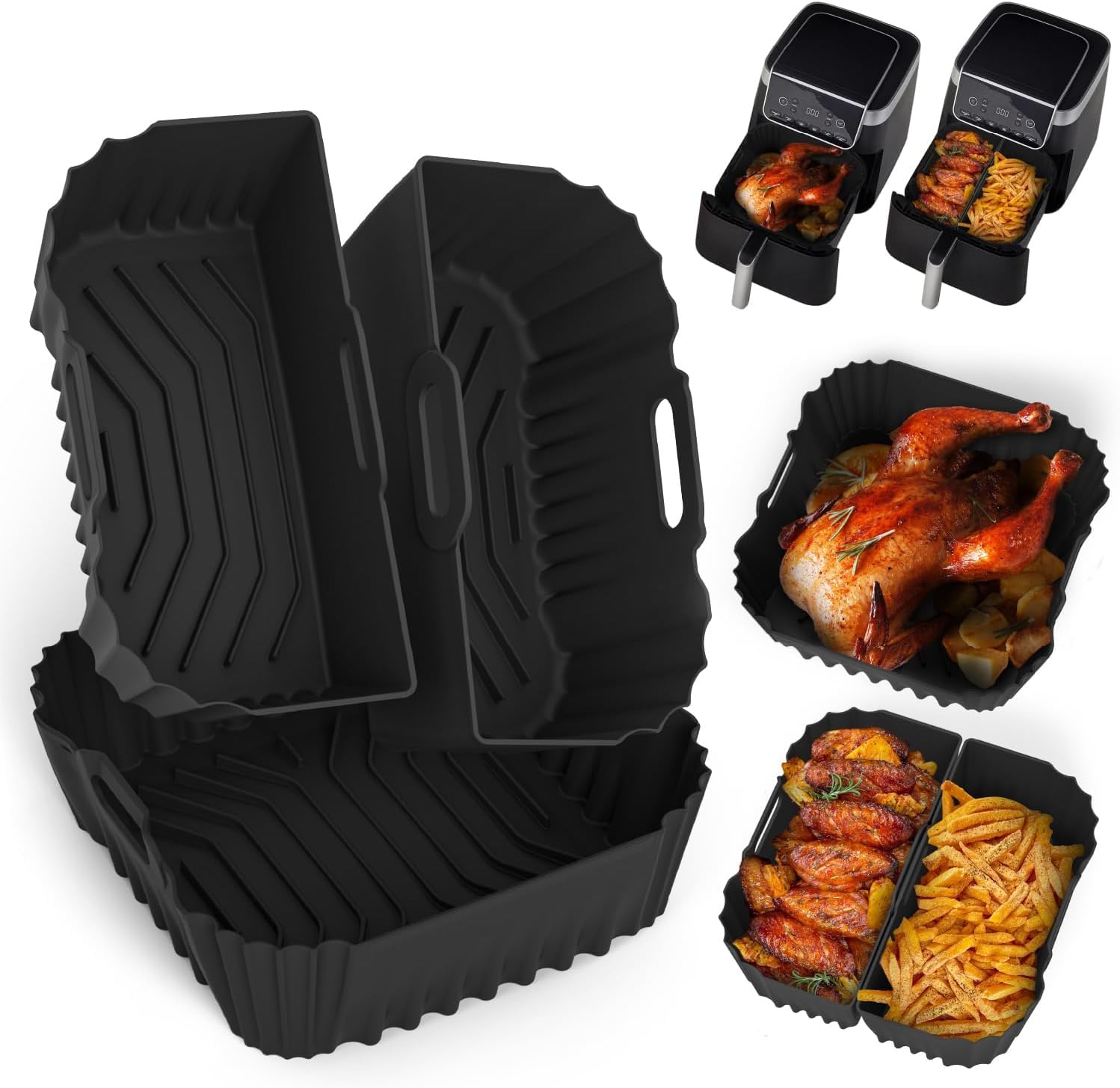 Silikonform Heißluftfritteuse, Airfryer Zubehör