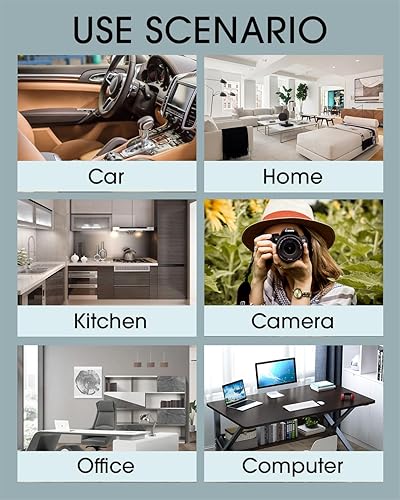 Miniatura 6 de Mini aspiradora de mano  Inalámbrica, recargable de 13000 Pa6000 pa de succión y soplador  Portátil para coche, hogar, pelo de mascotas, polvo,