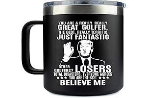Unique Father's Day Golf Gift: Personalized Golfer Mug - 14 Oz Funny Golf Lovers Cup