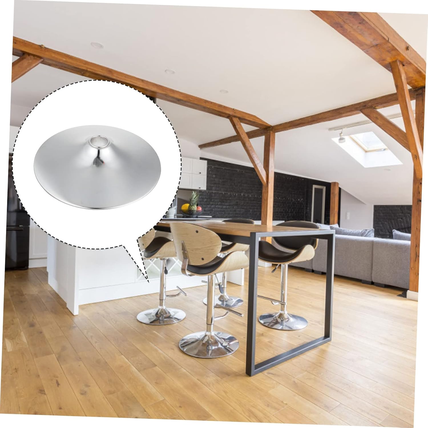 Aluminum Alloy Round Base Bar Table Holder Furniture Holding Base Modern Design for Bistro Table Home Decor