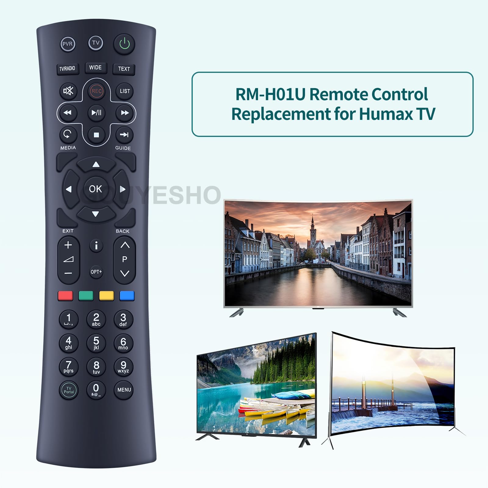 Sostituisci il Telecomando RM-H01U per il Cavo Humax ICord ICord HD