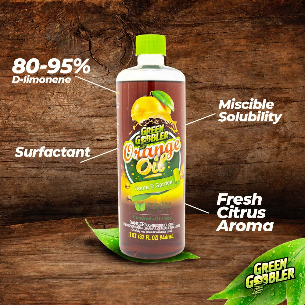 Cold Pressed Orange Oil Concentrate 32 oz (DLimonene) by Green