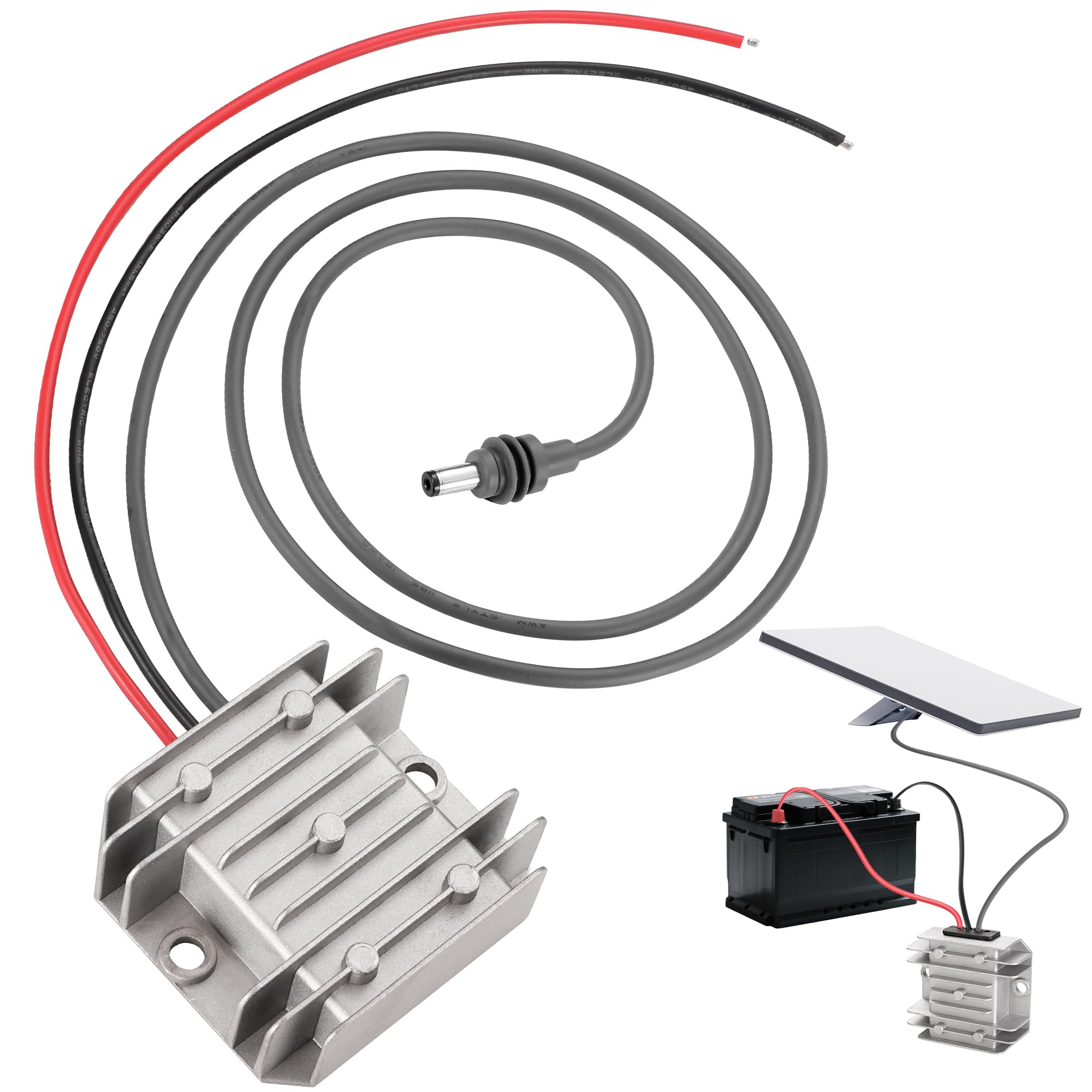 Starlink Mini 12V DC Step Up Converter, 12V(9‑28V) to 30V 3.5A Power Adapter Kit with Starlink Mini Cable for RV, Vehicle Use