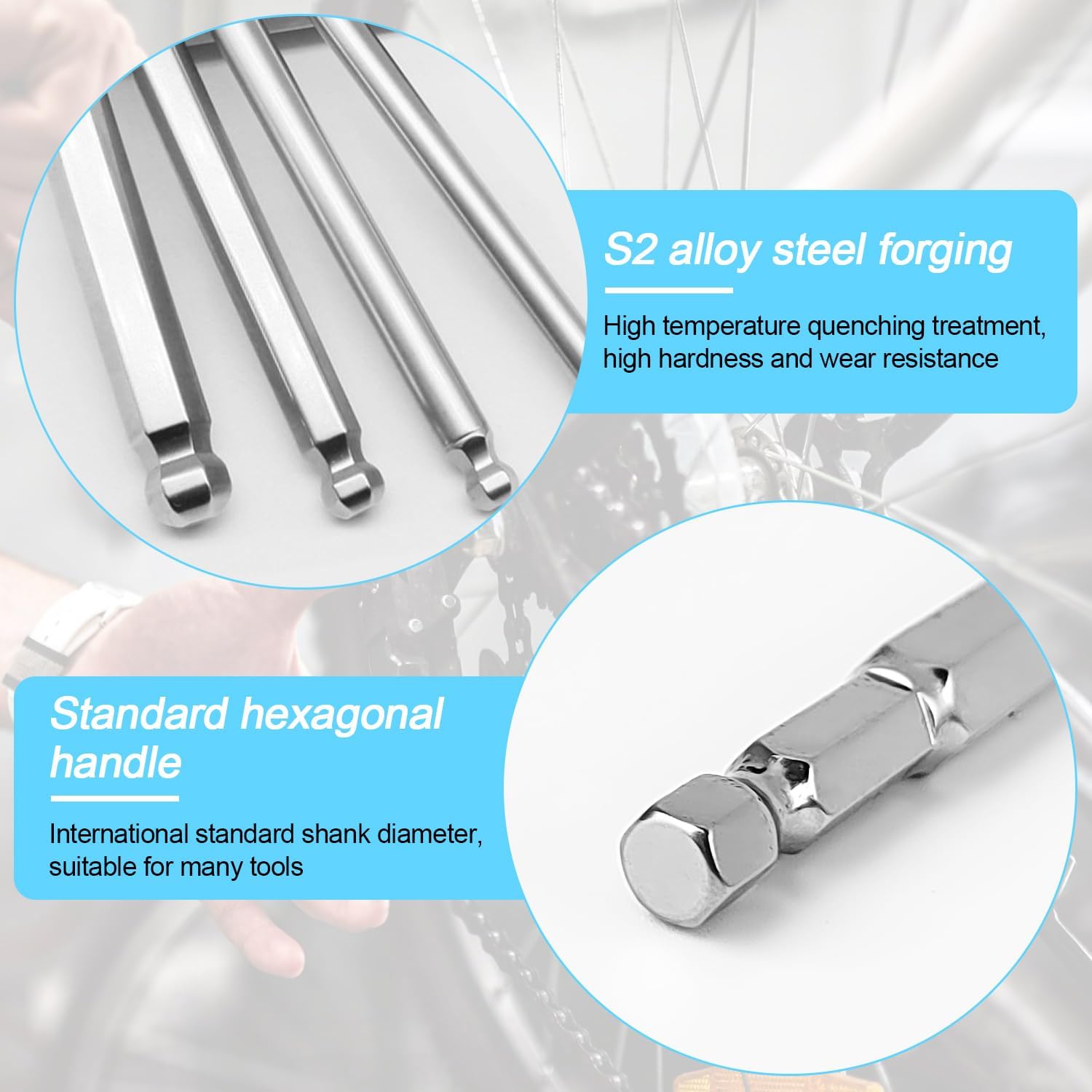 10-teiliges Schraubendreher-Bit Set – Torx T6 Bis T40, 100 Mm, S2 Stahl, Sechskant-Aufnahme