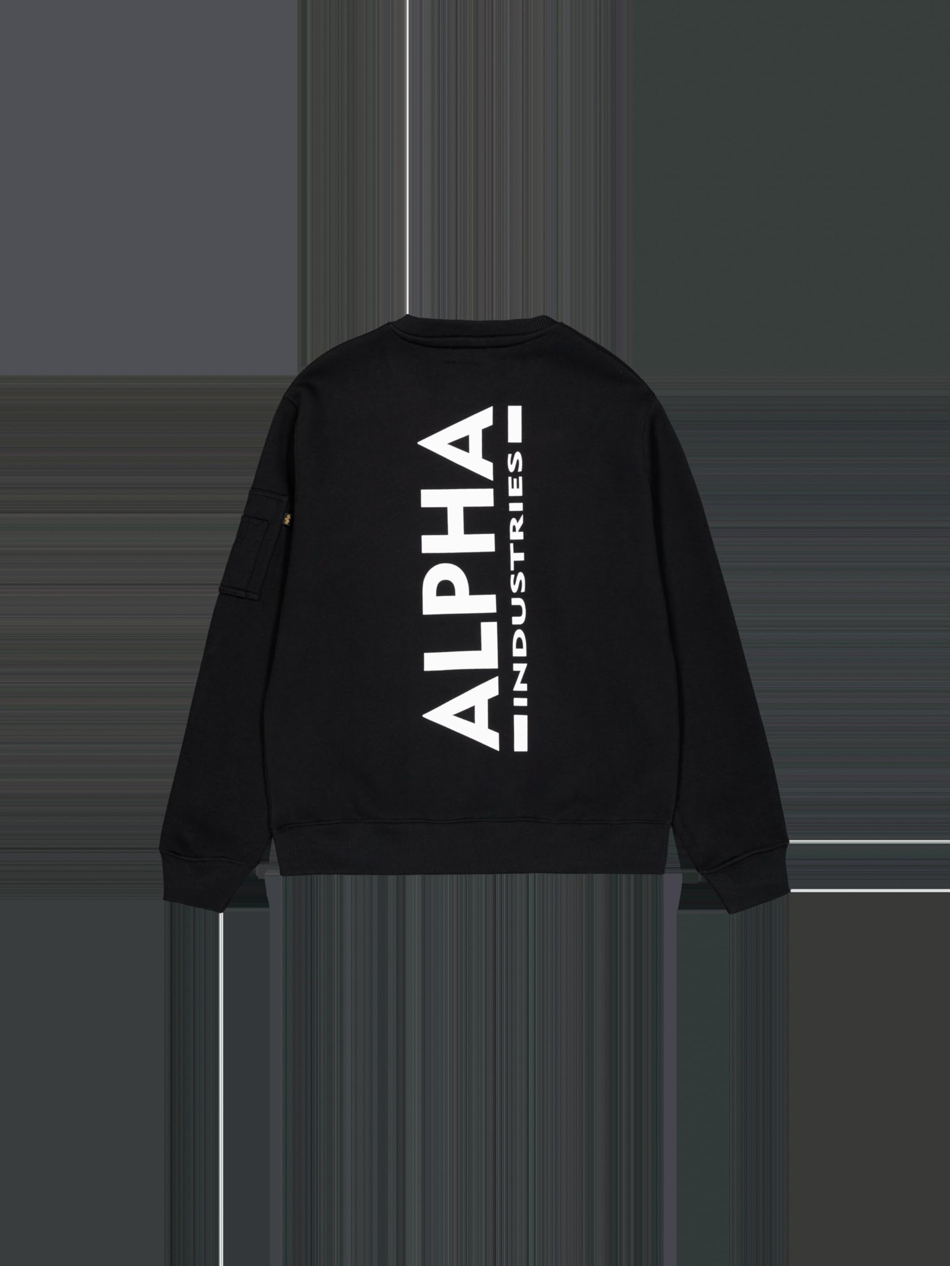 Alpha Industries Herren Back Print Crewneck Sweatshirt (1er Pack)