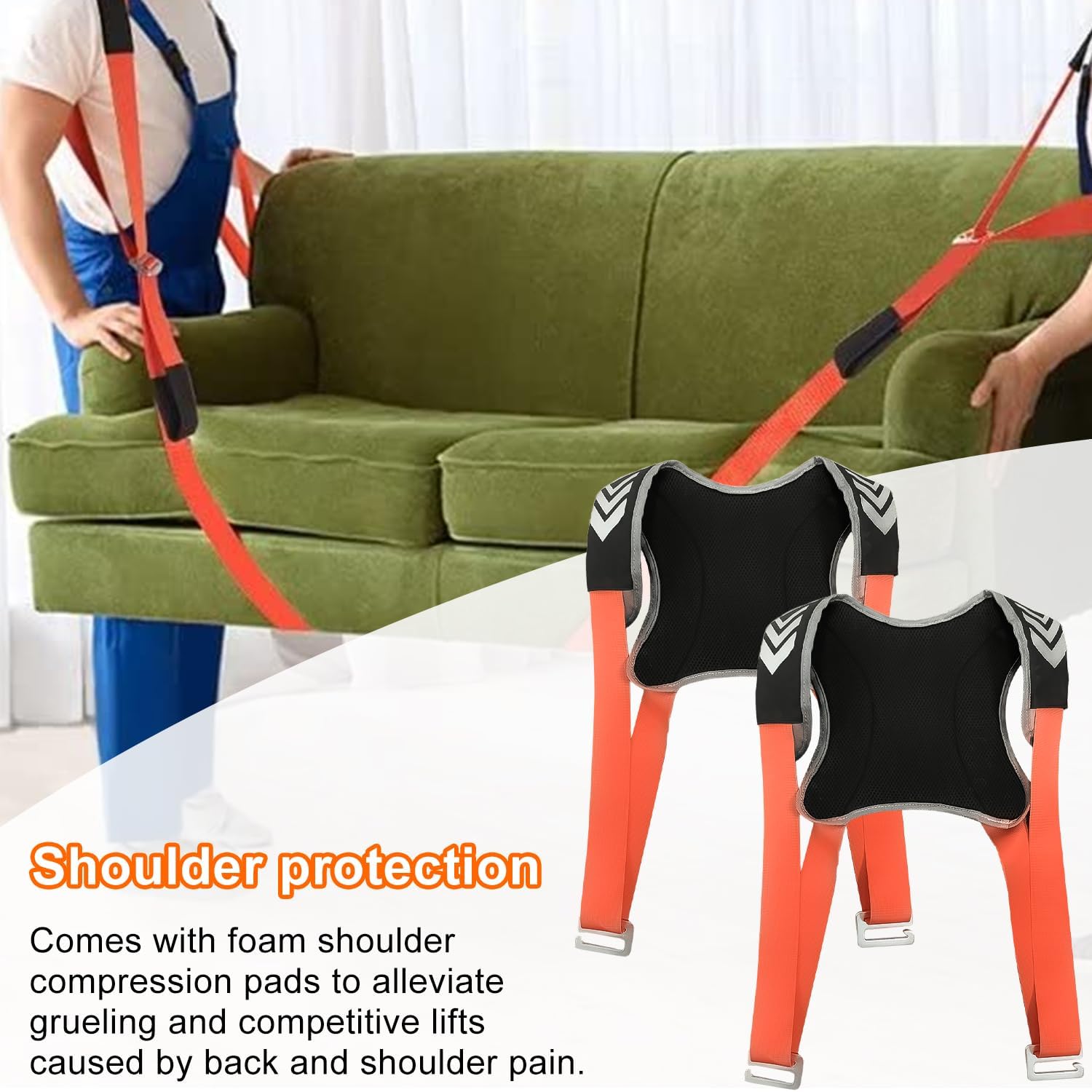 ZenithPeak Tragegurte Set - 4 Gurte Für Umzug Bis 300 Kg