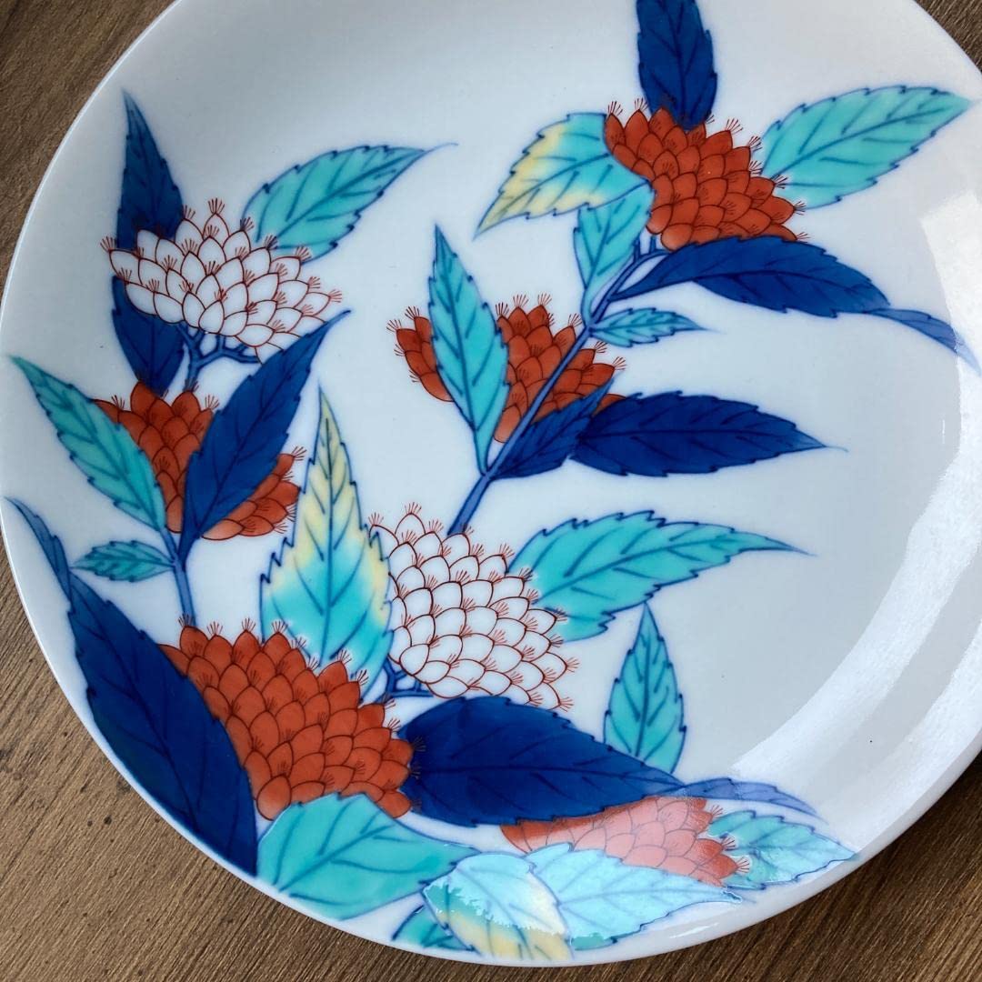 Amazon | 畑萬陶苑伊万里焼色鍋島平成16年藤袴文絵皿廃番品限定