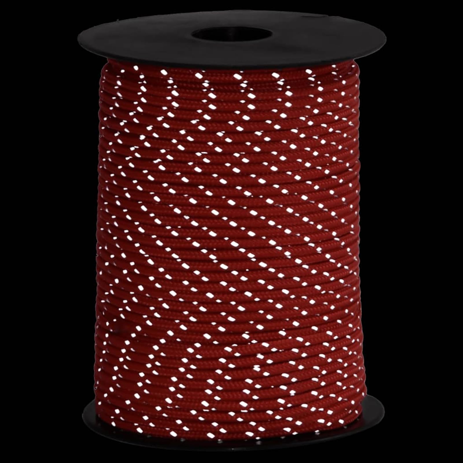 Gecheer Corda per Tende Riflettente, Resistente e Flessibile, 50 m x 3 mm, in Polipropilene con tenditori in Alluminio, per Campeggio, Escursionismo e Uso all'aperto