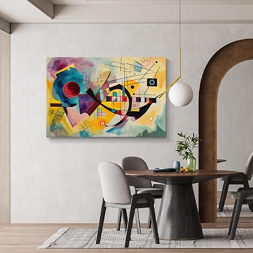 Miniatura 530 de Lienzo artístico para pared, pinturas de arte abstracto, fantasía azul, grafiti colorido sobre fondo blanco; decoración artística moderna para sala