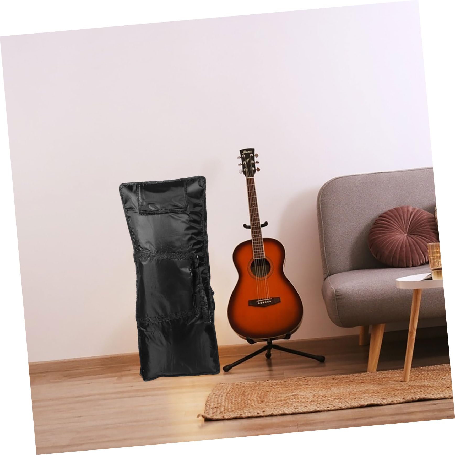Borsa Elettronica per Argento 61 Imbottita Tastiera Tasti | Tessuto Oxford, Doppia Tracolla, Capienza Ampia per Spartiti e Accessori, Trasporto Comodo