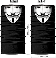 Vista 205 de Obacle - Tapabocas con cuello polar y de estilo de pañuelo contra el polvo y el sol para hombre y mujer