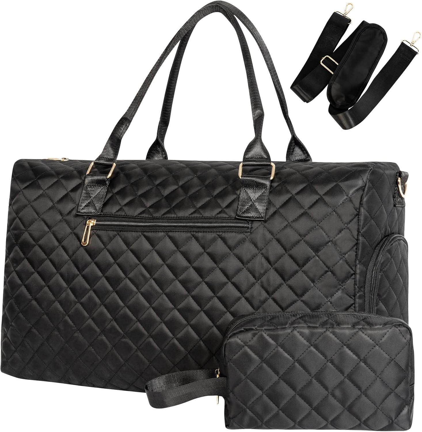 Duffle Bag for travel, Quilted Weekender bags for Women