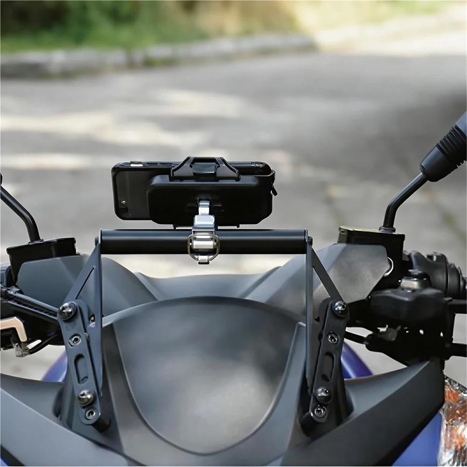 Supporto Per Navigatore GPS Smartphone Da Moto Per Yamaha Tricity 125 Tricity 155 Supporto Centrale Per Telefono Da Manubrio Anteriore Staffa GPS per parabrezza