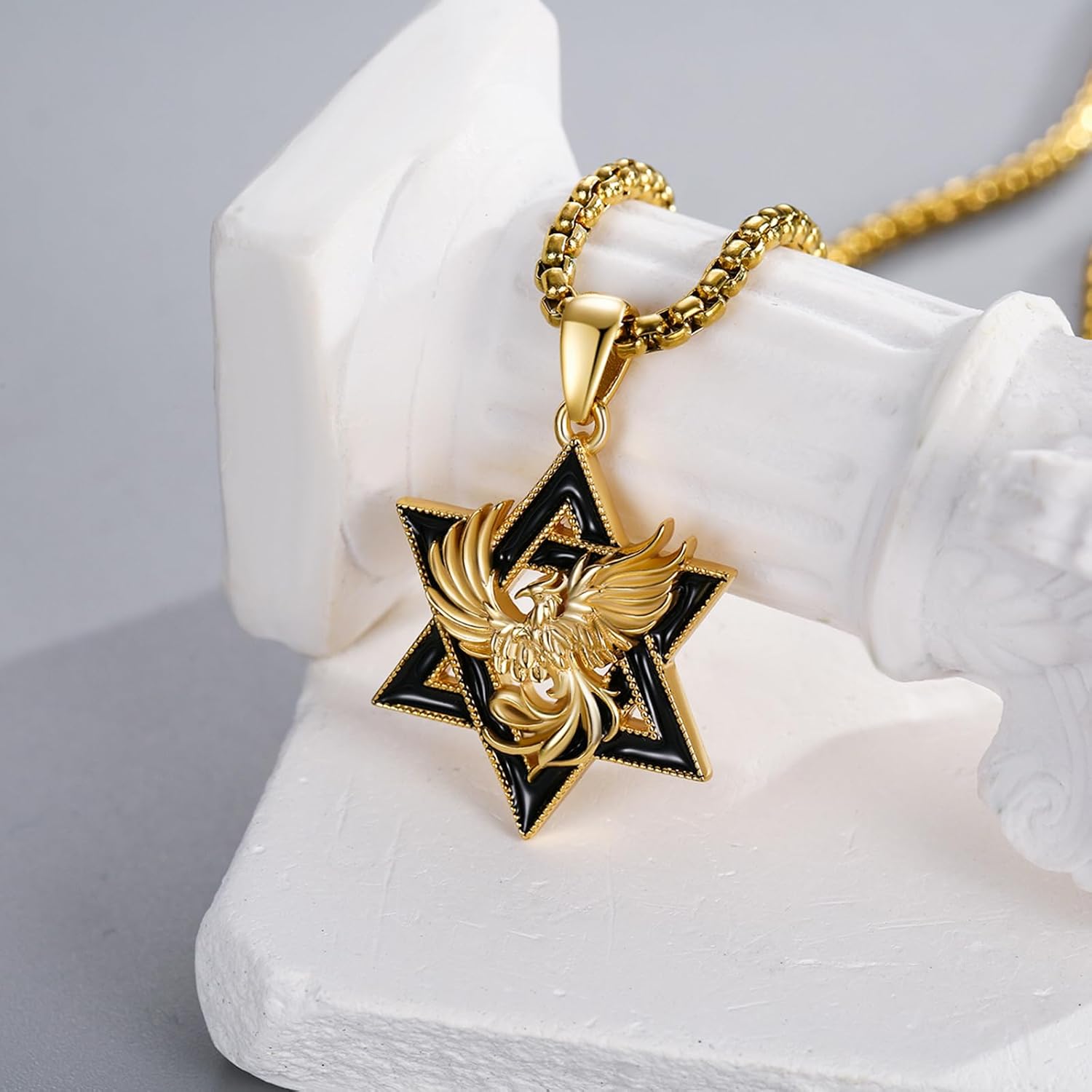 Star of David Necklace 925 Sterling Silver Star of David Pendant Animal/Tree of Life Jewish Jewelry for Men Women - Image 3