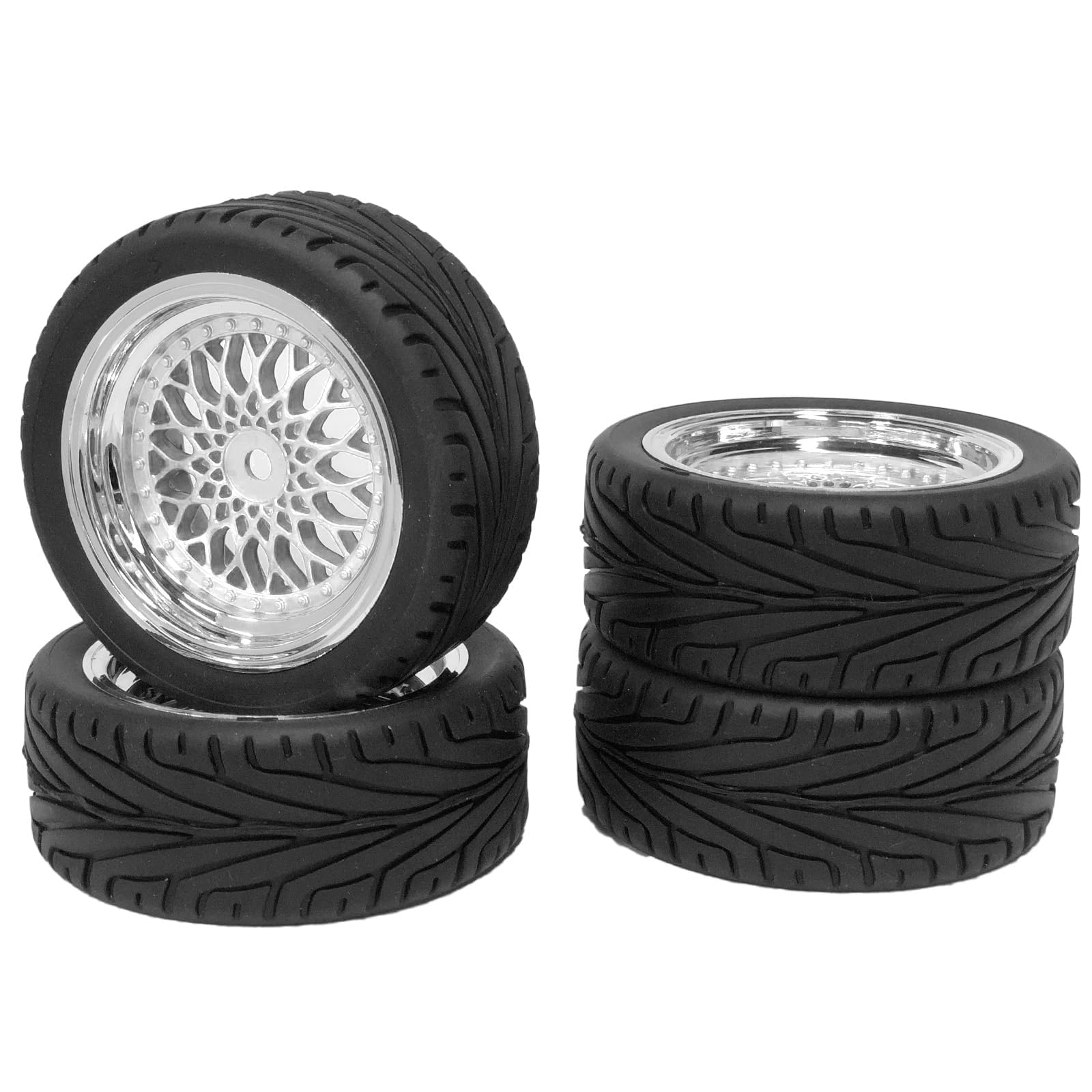 RC Car Tyres and Wheels Set - Image 3