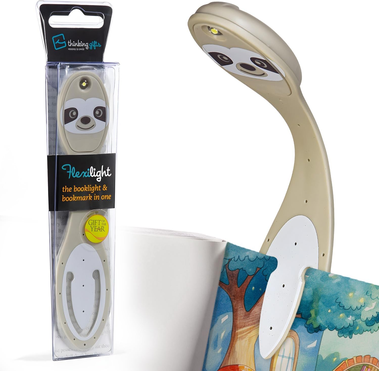Flexi Light Reading Light | 2-in-1 Reading Light that doubles as a Bookmark | LED Clip on Reading Light | Bookmark with Lamp for Children and Adults | Reading Accessories | Gift Ideas for Reading