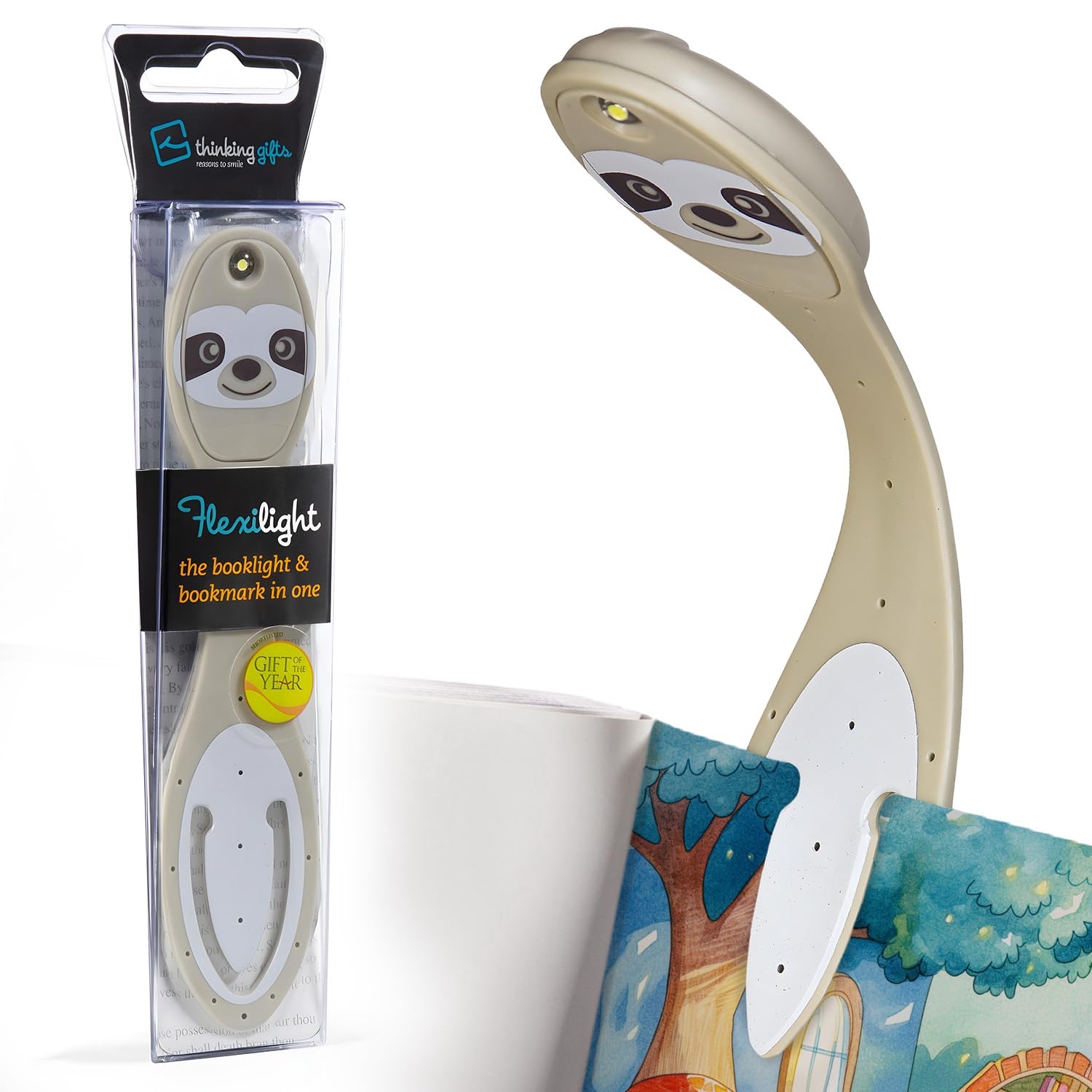 Flexi Light Reading Light | 2-in-1 Reading Light that doubles as a Bookmark | LED Clip on Reading Light | Bookmark with Lamp for Children and Adults | Reading Accessories | Gift Ideas for Reading