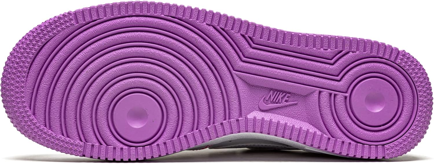 Nike Youth Air Force 1 Low GS CW1575 110 Contrast Stitch - Fuchsia Glow - Size