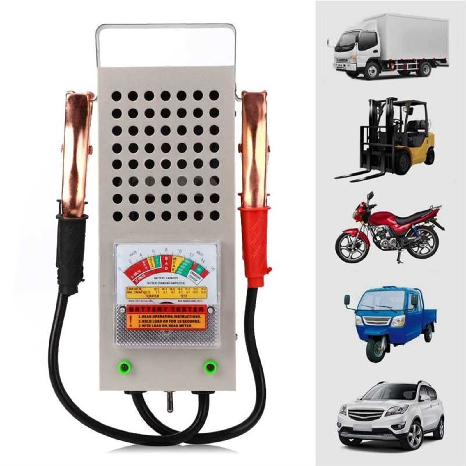 Batterietester, 12V Auto-Batterie-Tester Automotive Load Analyzer 20 0ah. Eisenladungssystem Testwerkzeug