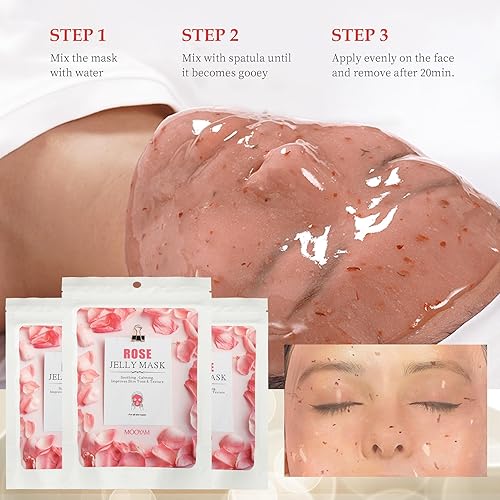 Miniatura 6 de Mascarilla facial de gelatina para el cuidado de la piel, mascarilla de gelatina en polvo para cara, mascarilla profesional para líneas finas,